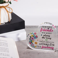Transparent Acrylic Desktop Decor for Mother's Day