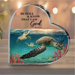 Heart Acrylic Table Decor – Mother's & Father's Day