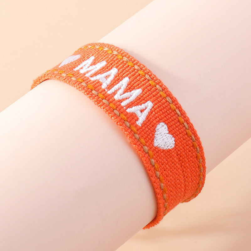 Mother's Day Woven Bracelet Commemorative Gift Strap