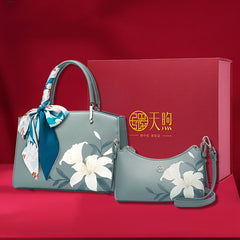 Stylish Leather Diagonal Bag for Mother's Day