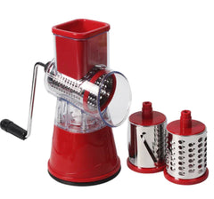 Multi-Functional Hand-Crank Vegetable Cutter and Grater