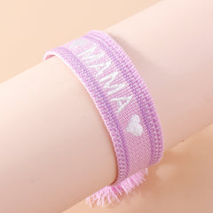 Mother's Day Woven Bracelet Commemorative Gift Strap