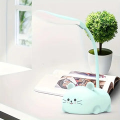 LED Cartoon Animal Desk Lamp for Students (USB Rechargeable)