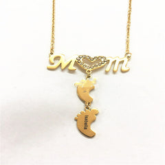 Personalized Mother's Day Stainless Steel Name Necklace