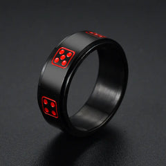 Rotatable Titanium Steel Ring for Men (European & American)
