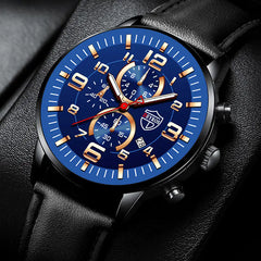 DEYROS Luminous Calendar Quartz Watch for Men