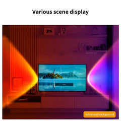 Energy Efficient Sunset Lamp with 7 Color LED Lighting