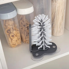 Bottle Cleaning Brush with Double Rotating Bristles