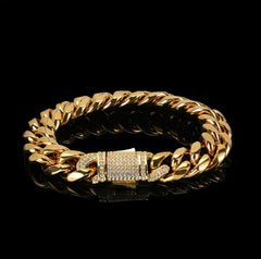 Titanium Steel Miami Cuban Bracelet