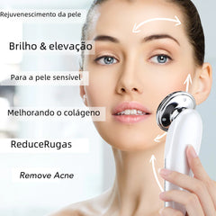 EMS Beauty Device with RF and Microcurrent Massage