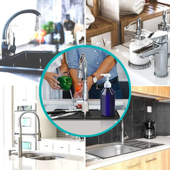 Silicone Faucet Mat and Splash Guard for Sinks