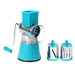 Multi-Functional Hand-Crank Vegetable Cutter and Grater
