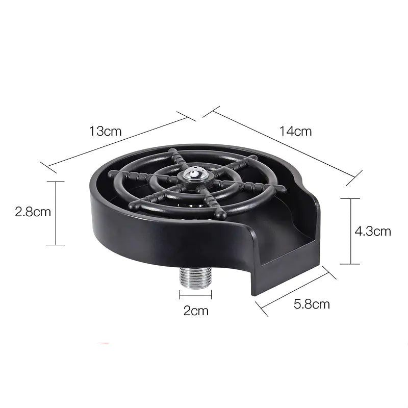 Automatic High-Pressure Cup Washer Sink for Bar Counter