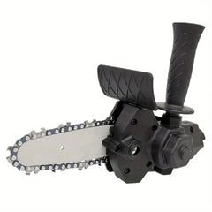 Electric Drill to Chainsaw Conversion Head for Woodworking