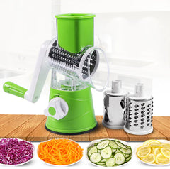 Multi-Functional Hand-Crank Vegetable Cutter and Grater