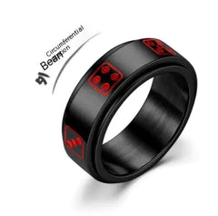 Rotatable Titanium Steel Ring for Men (European & American)