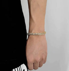 8mm Cuban Flip Bracelet