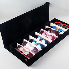 Rectangular Sunglasses Organizer with 8 Grids