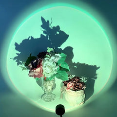 Energy Efficient Sunset Lamp with 7 Color LED Lighting