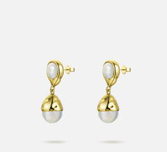 Long Shaped Water Drop French Earrings