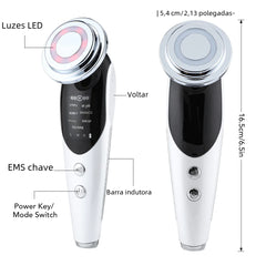 EMS Beauty Device with RF and Microcurrent Massage