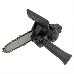 Electric Drill to Chainsaw Conversion Head for Woodworking