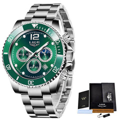 Men's Waterproof Quartz Sports Chronograph Watch
