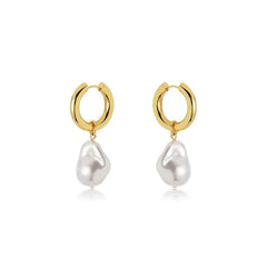 Baroque Pearl Drop Earrings
