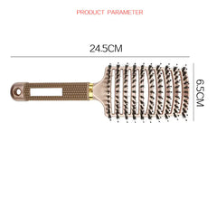 Large Curved Hair Styling Massage Comb for Smoothing