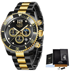 Men's Waterproof Quartz Sports Chronograph Watch