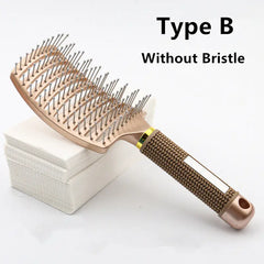 Large Curved Hair Styling Massage Comb for Smoothing