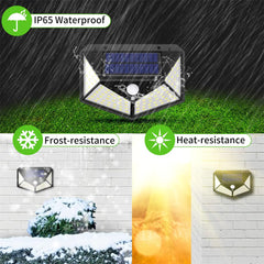 100 LED Solar Lights with Motion Sensor for Garden
