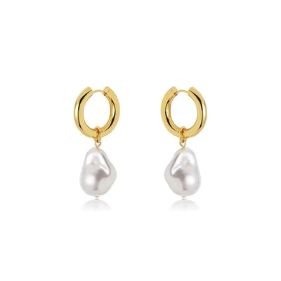 Baroque Pearl Drop Earrings
