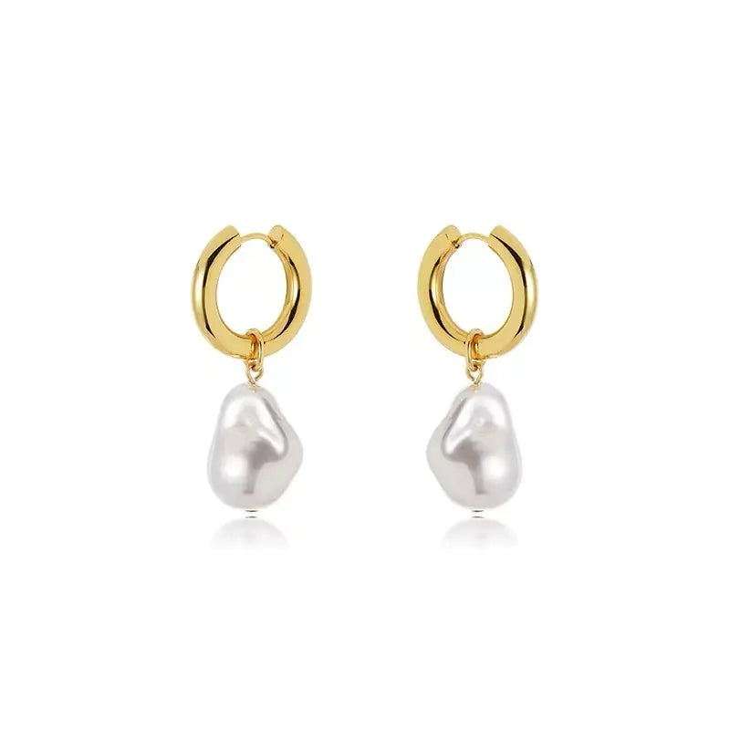 Baroque Pearl Drop Earrings